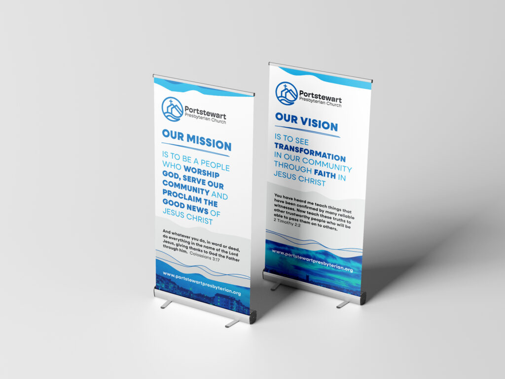 Roll up banners - Church Communications Northern Ireland
